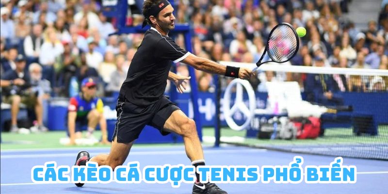 Trong cược Tenis, người chơi được phép đặt nhiều loại kèo khác nhau